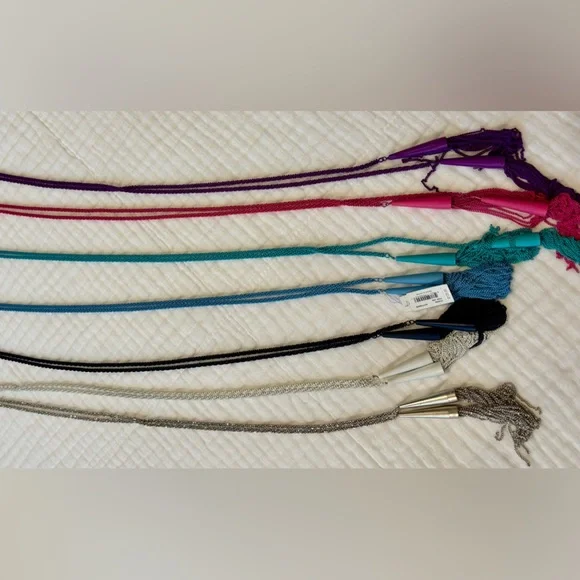 Kendra Scott Phara Tassel Necklace in Matte Navy - Picture 9 of 9